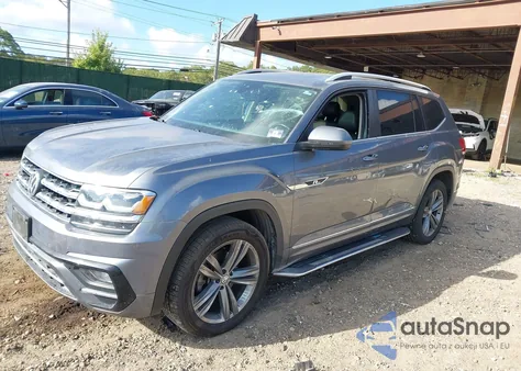 2019 Volkswagen Atlas 3.6L V6 Se W/Technology R-Line из США, поврежденный, VIN 1V2XR2CA4KC588571